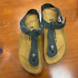 Birkenstock sandals black size 38